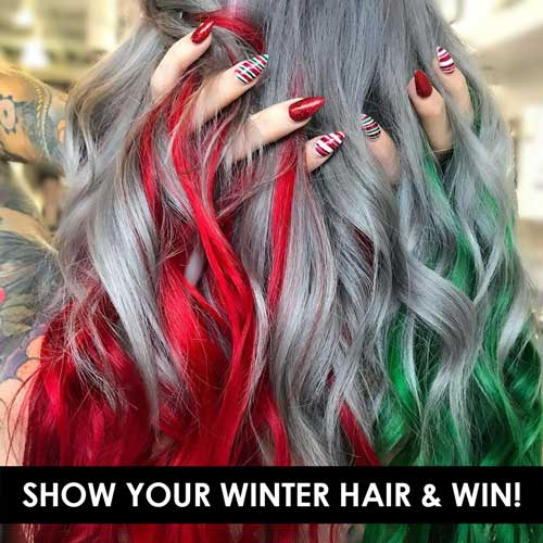 Win Attitude Hair Dye With Your Winter Hair!
