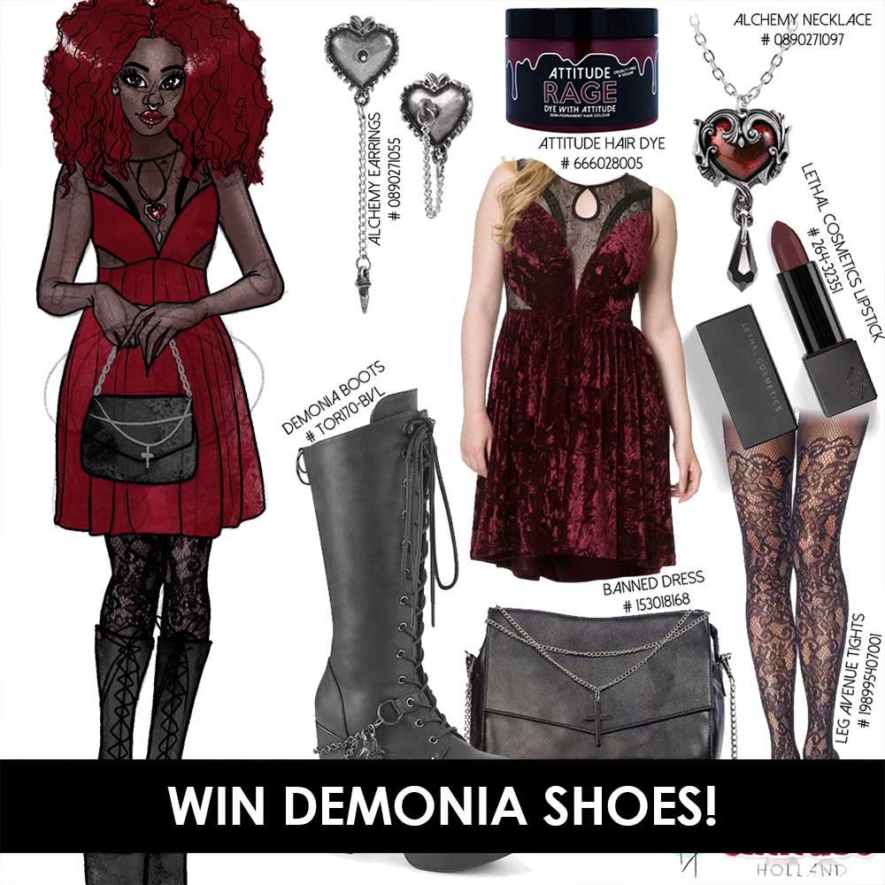 Win Demonia's of choice with your Valentine's collage!