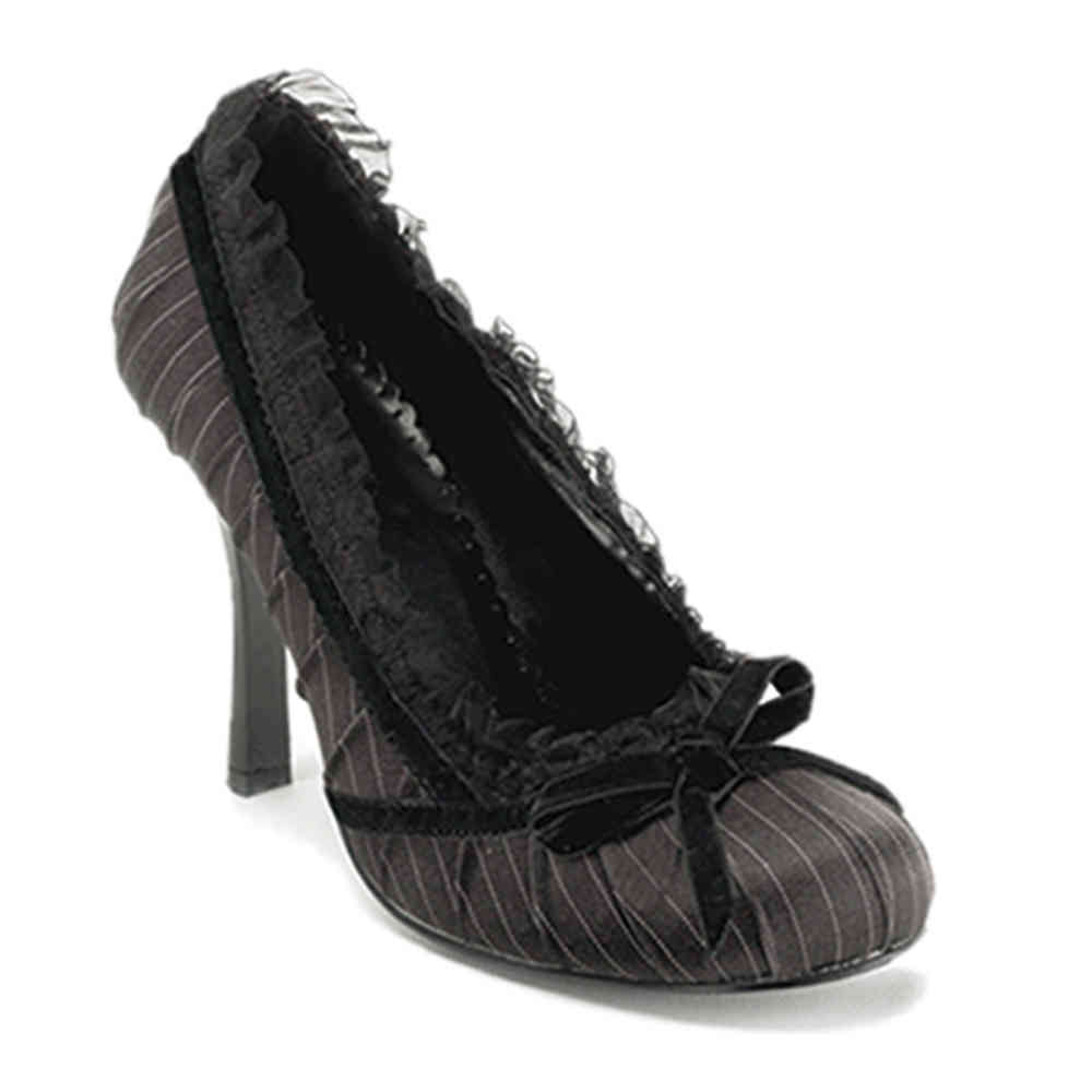 Dainty-420 zwart pinstripe -burlesque, p Dainty-420 zwart pinstripe -burlesque, p