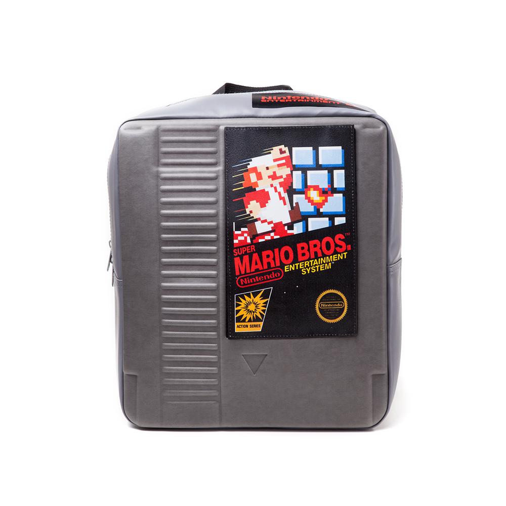 Nintendo Super Mario Nes Cartridge 3d Rugtas Grijs Nintendo Super Mario Nes Cartridge 3d