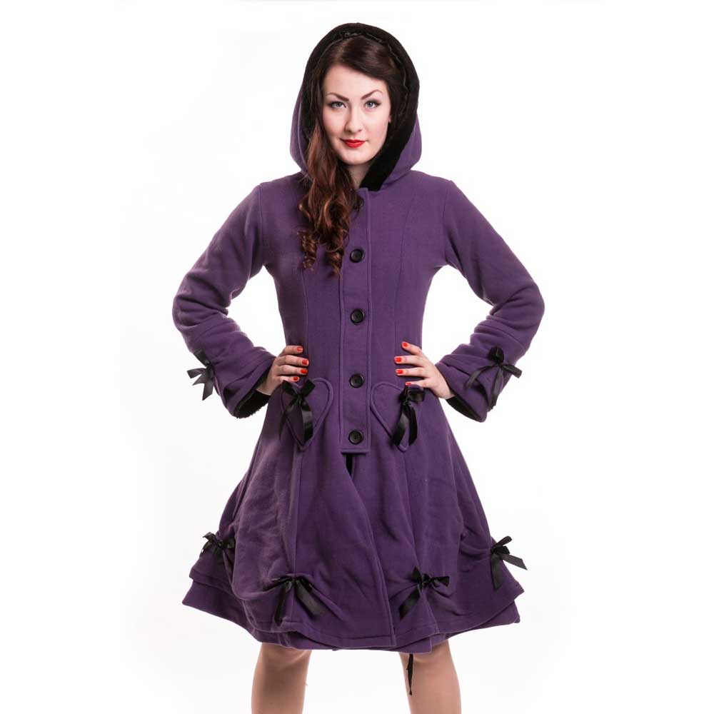 Alice coat winter jas dames paars - Goth Alice coat winter jas dames paars - Goth