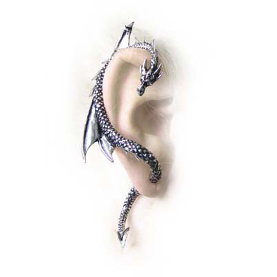 The Dragon´s Lure stud oorbel - Draak Fa The Dragon´s Lure stud oorbel - Draak Fa