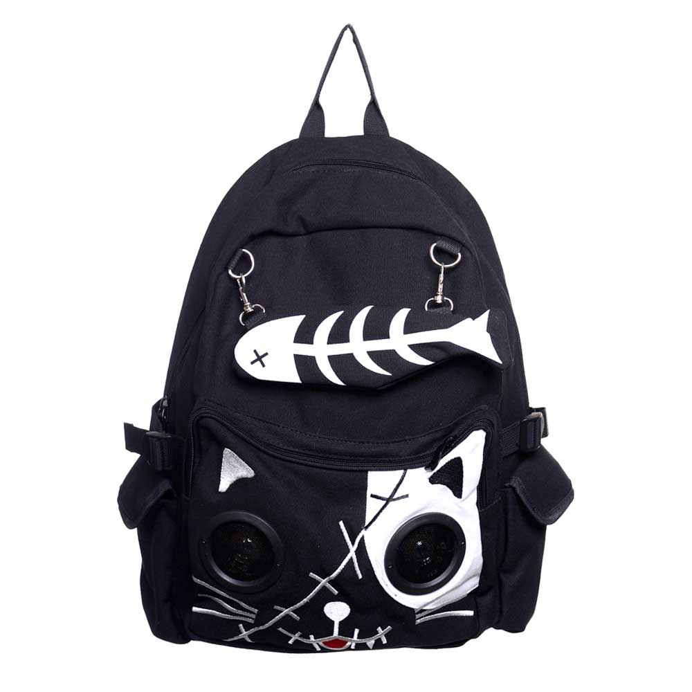 Kat & Bot speaker rugtas wit - Banned Kat & Bot speaker rugtas wit - Banned