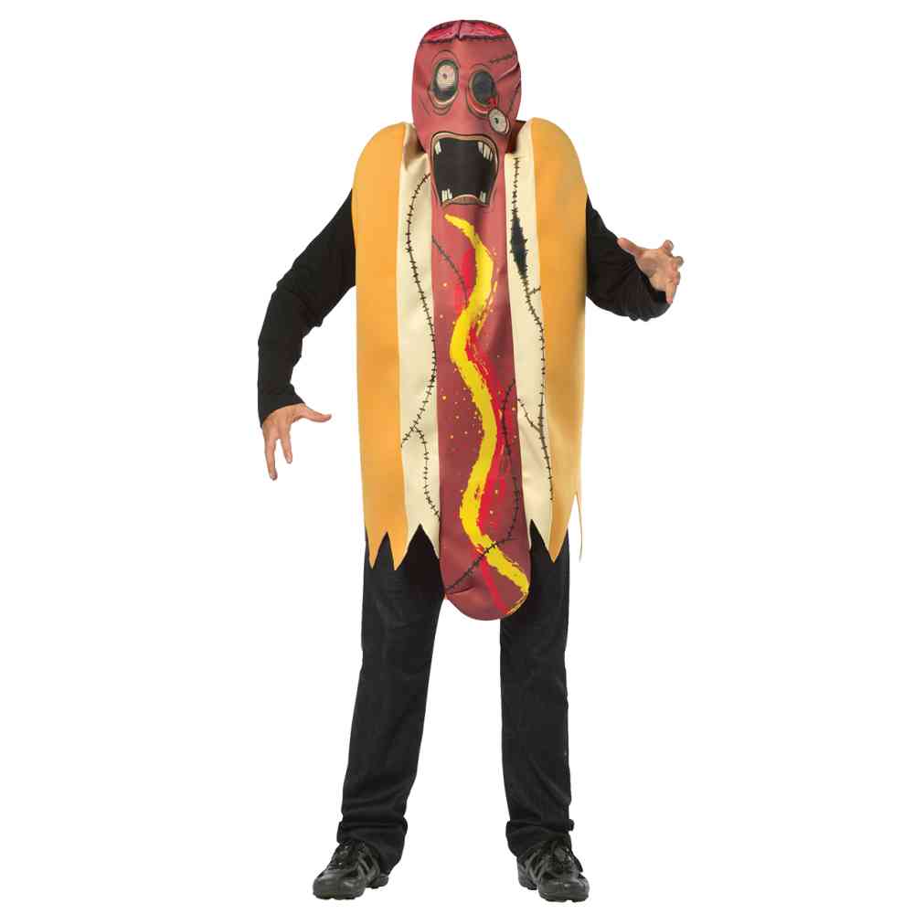 Rasta Imposta Rasta Imposta Kostuum Zombie Hot Dog Bruin Rood