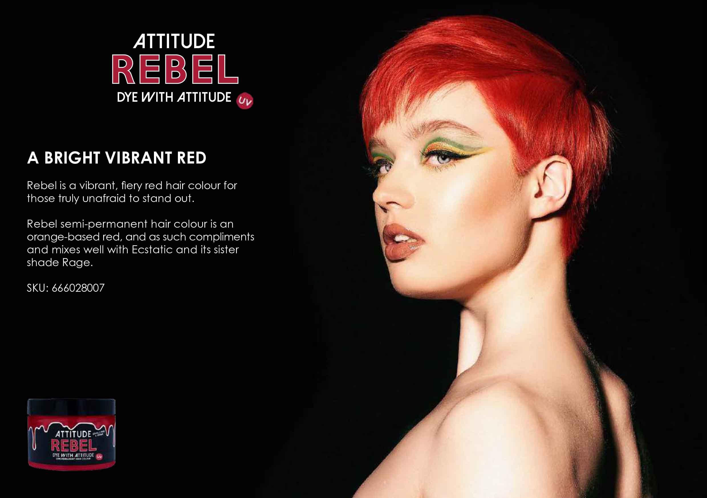 Attitude Hair Dye Attitude Hair Dye Semi Permanent Hairdye Rebel Uv Ora