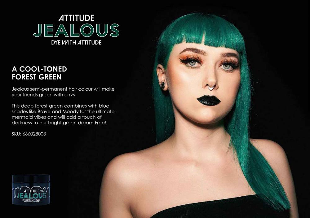 Attitude Hair Dye Attitude Hair Dye Semi permanent hairdye Jealous Dark Attitude Hair Dye Attitude Hair Dye Semi permanent hairdye Jealous Dark